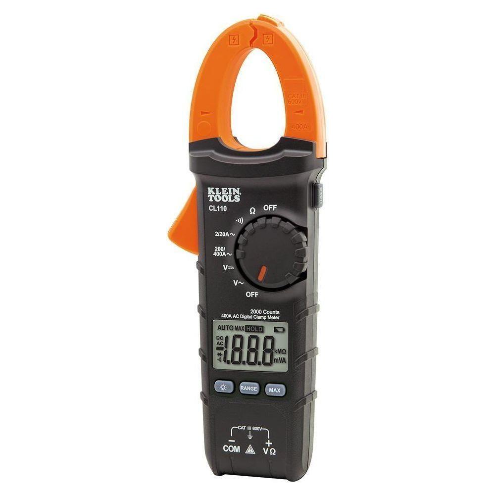 Klein CL110 Digital Clamp Meter / Tester - Goldpeak Tools PH Klein Klein CL110 Digital Clamp Meter / Tester - Goldpeak Tools PH Klein